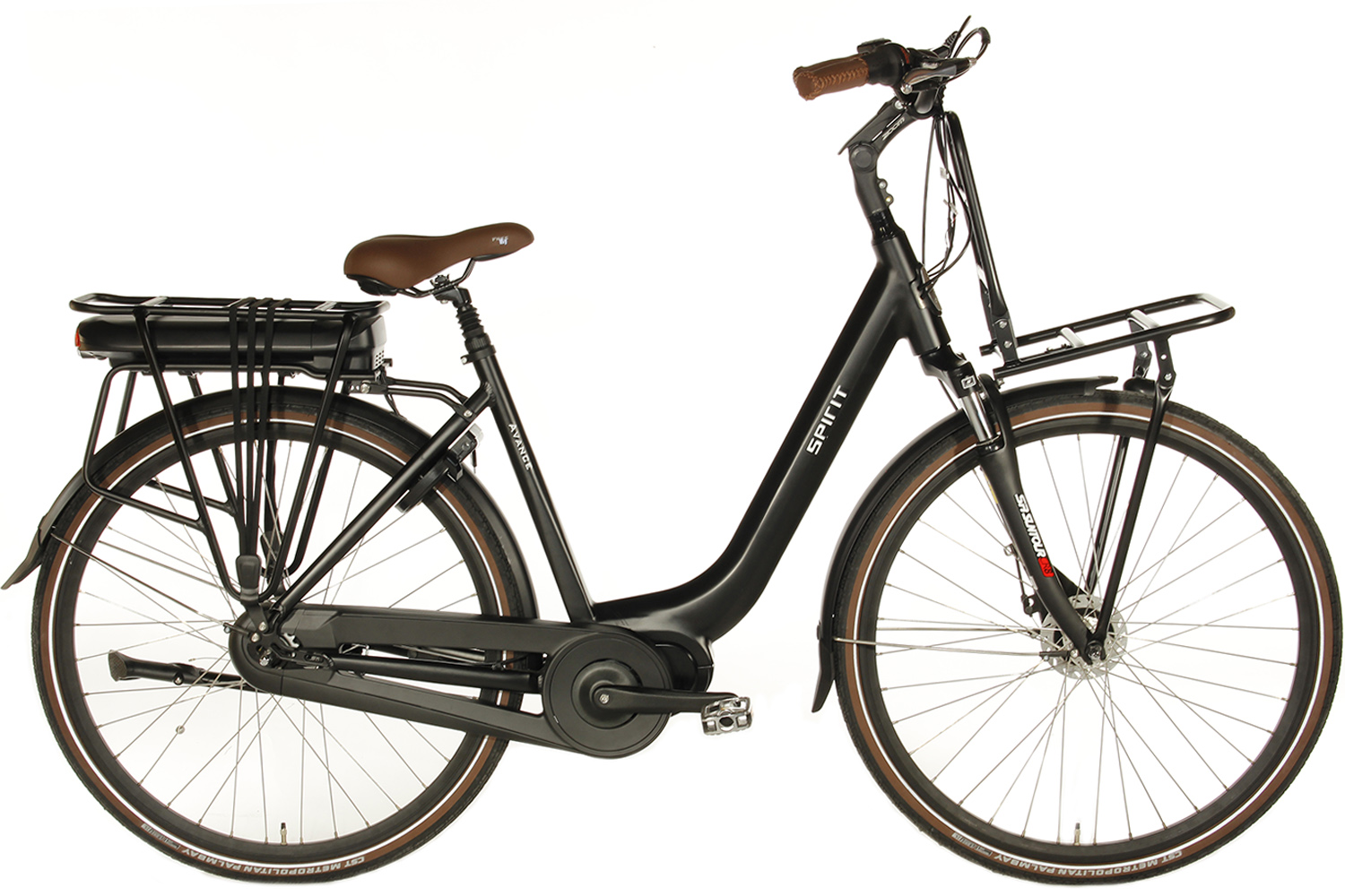 Surichinmoi Reis Ieder SPIRIT AVANCE PLUS N8 ELEKTRISCHE DAMESFIETS MIDDENMOTOR - Bike 2 Bike