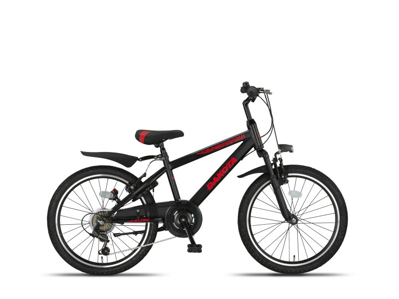 Altec Dakota 22 inch Jongensfiets MTB Black-Red